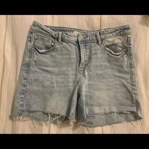 ⭐️ 2/$25 High Rise Power Straight Cut Off Shorts
